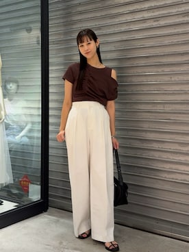 「アイテム（ピアス（両耳用））」を使った、dennn_lemageさん（レディース・163cm）の夏コーディネート