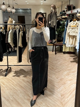 willfully lame cord 2way cropped cami ラメ セール】lame cord 2way cropped cami（キャミソール