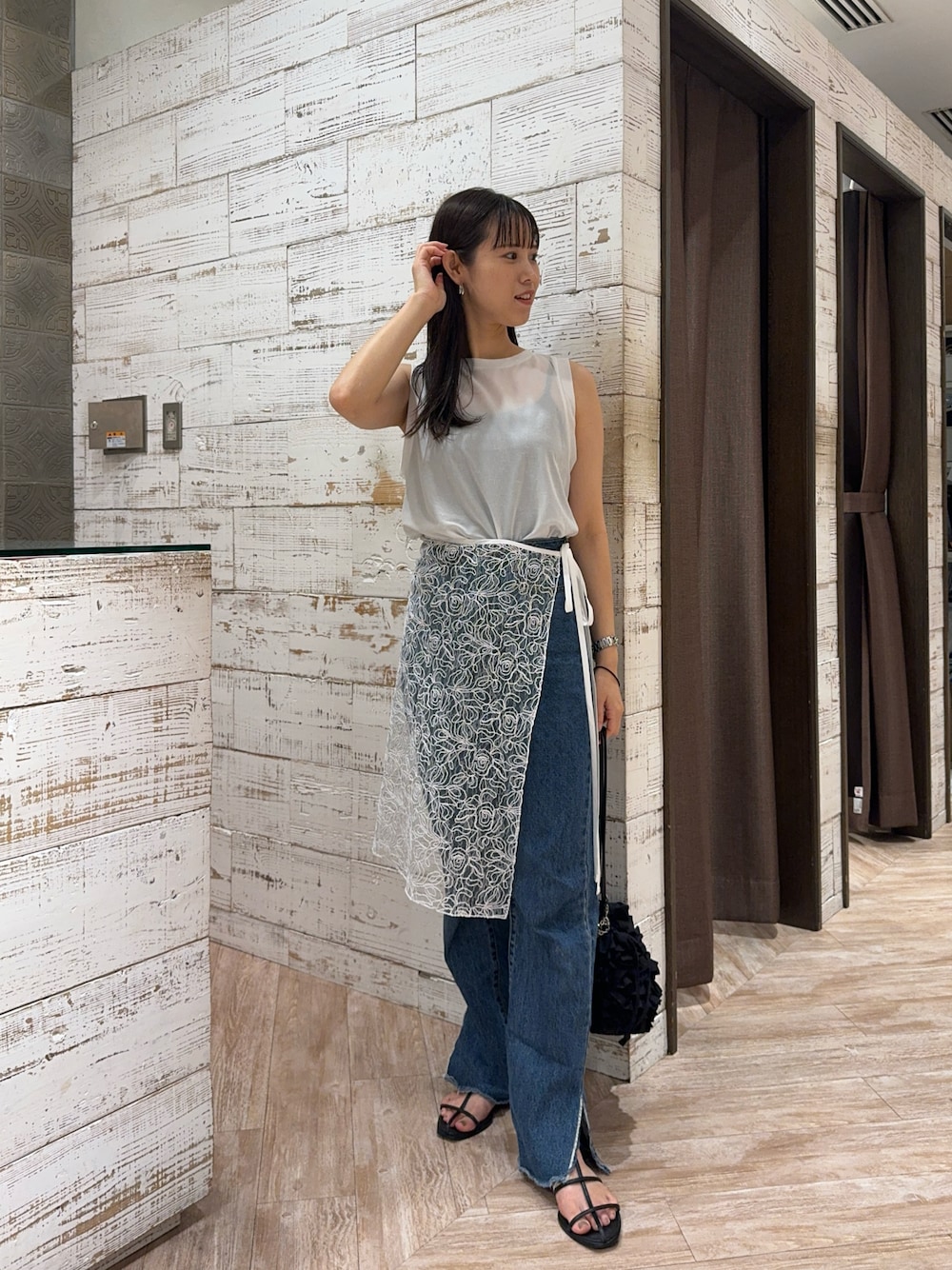 レースラップスカートを使った人気ファッションコーディネート - WEAR