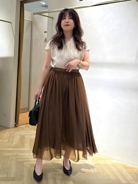 「ROPÉ」｜yayoiさん（レディース・160cm）の夏コーディネート