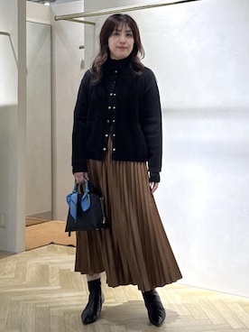 「ニット/セーター」｜yayoiさん（レディース・160cm）の冬コーディネート