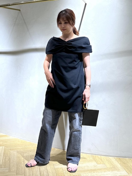 セール】【A-GIRL'S×ROPE' BY AYA KANEKO】Vスウェットチュニック