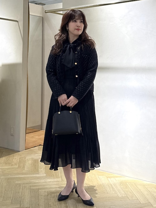 ROPE' / ロペ ジョーゼット シフォンプリーツワンピース ROPE\u0027 ワンピース ジョーゼットシフォンプリーツワンピース : ZOZOTOWN