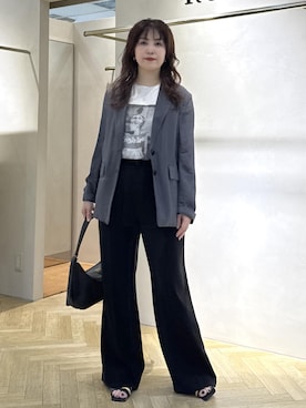 「アイテム（テーラードジャケット）」を使った、yayoiさん（レディース・160cm）の秋コーディネート