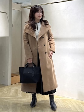 「アイテム（トートバッグ）」を使った、yayoiさん（レディース・160cm・40代）の冬コーディネート