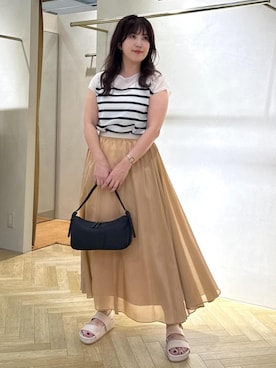 「ROPÉ」｜yayoiさん（レディース・160cm）の夏コーディネート