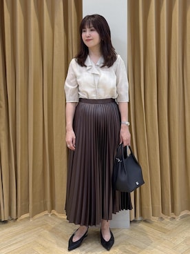 「ROPE'（ロペ）のアイテム（トップス）」を使った、yayoiさん（レディース・160cm）の春コーディネート