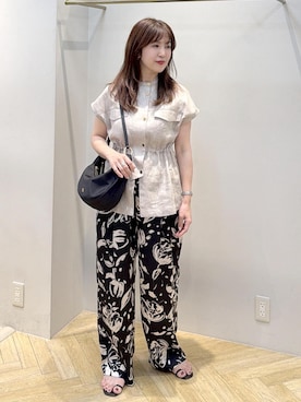 「ROPE'（ロペ）のアイテム」を使った、yayoiさん（レディース・160cm）の夏コーディネート