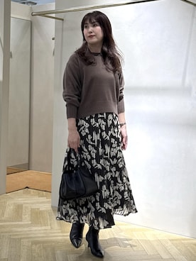 「アイテム（バッグ）」を使った、yayoiさん（レディース・160cm・40代）の冬コーディネート