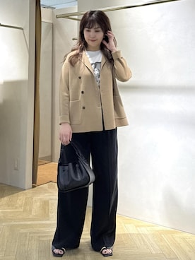 「アイテム（テーラードジャケット）」を使った、yayoiさん（レディース・160cm・40代）の秋コーディネート