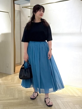 「アイテム（スカート）」を使った、yayoiさん（レディース・160cm・40代）の夏コーディネート