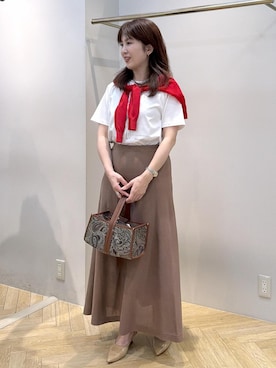 「女子会コーデ」｜yayoiさん（レディース・160cm）の夏コーディネート