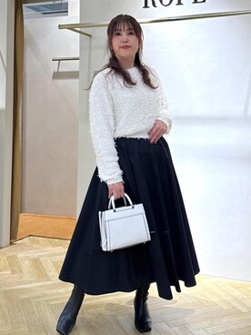 「アイテム（ブーツ）」を使った、yayoiさん（レディース・160cm）の冬コーディネート