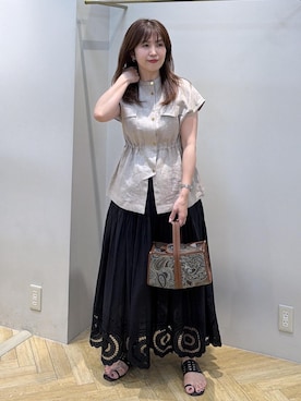 「ROPE'（ロペ）のアイテム」を使った、yayoiさん（レディース・160cm）の夏コーディネート