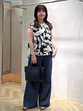 「アイテム（バッグ）」を使った、yayoiさん（レディース・160cm・40代）の夏コーディネート