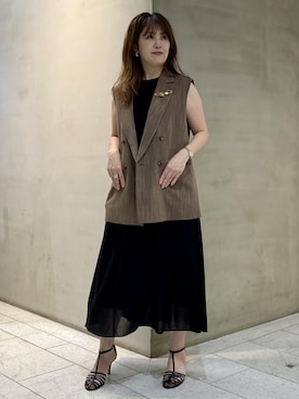 「アイテム（ワンピース/ドレス）」を使った、yayoiさん（レディース・160cm・30代）の夏コーディネート