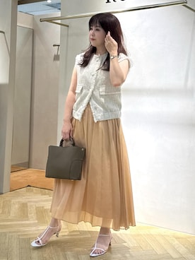 「アイテム（バッグ）」を使った、yayoiさん（レディース・160cm・40代）の夏コーディネート