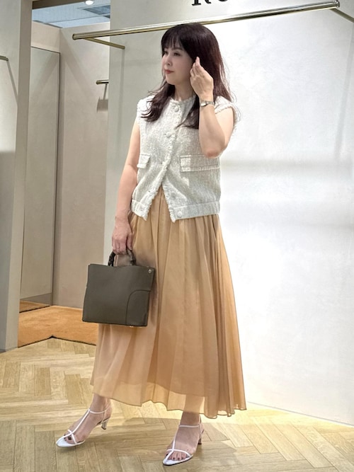 セール】サマーツイードジレ（ベスト）｜ROPE'（ロペ）の