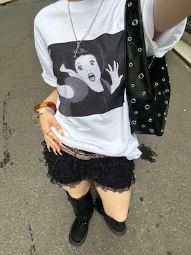 「アイテム（ベルト）」を使った、171miyuさん（レディース・153cm）の夏コーディネート
