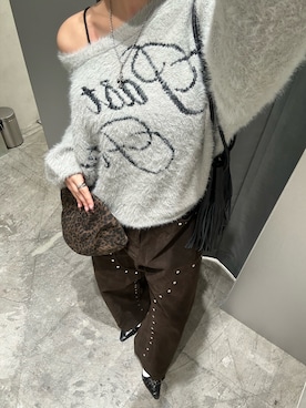 「スタッズ」｜171miyuさん（レディース・153cm）の秋コーディネート