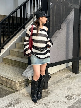 171miyuさん（レディース・153cm）の冬コーディネート