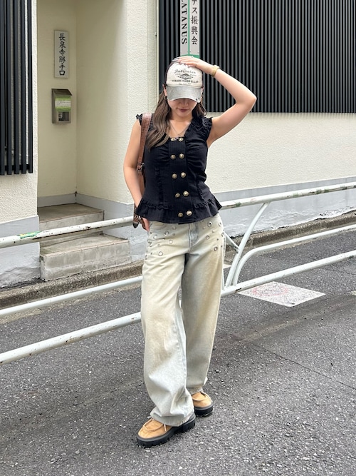 EYELET LOW RISE DENIM /アイレットローライズデニム（デニムパンツ