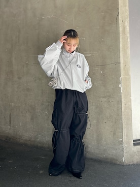 「アイテム（スラックス）」を使った、171miyuさん（レディース・153cm）の冬コーディネート