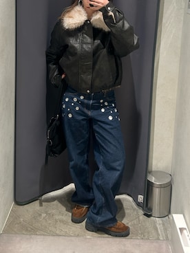 171miyuさん（レディース・153cm）の冬コーディネート