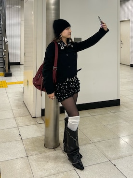 171miyuさん（レディース・153cm）の冬コーディネート