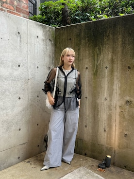 「Six M（シックスエム）のアイテム」を使った、171miyuさん（レディース・153cm）の春コーディネート