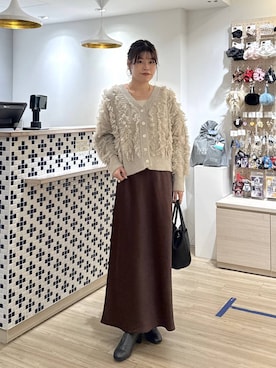 「アイテム（チョーカー）」を使った、まゆゆさん（レディース・159cm・20代）の冬コーディネート