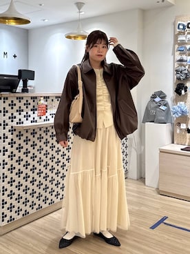 まゆゆさん（レディース・159cm）の春コーディネート