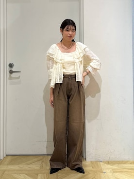 「アイテム（チョーカー）」を使った、まゆゆさん（レディース・159cm・20代）の夏コーディネート
