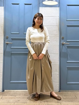 「アイテム（ワンピース/ドレス）」を使った、まゆゆさん（レディース・159cm・20代）の秋コーディネート