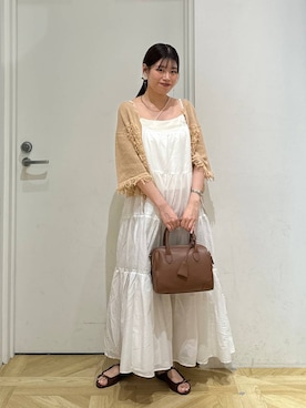 「アイテム（チョーカー）」を使った、まゆゆさん（レディース・159cm・20代）の夏コーディネート