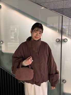 「アイテム（その他アウター）」を使った、まゆゆさん（レディース・159cm・20代）の秋コーディネート