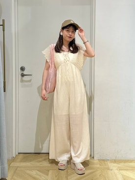 「アイテム（チョーカー）」を使った、まゆゆさん（レディース・159cm・20代）の夏コーディネート