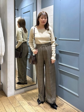 まゆゆさん（レディース・159cm）の秋コーディネート