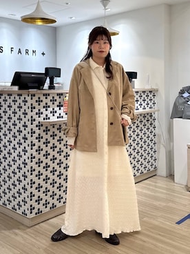 「Me%（ミィパーセント）のアイテム」を使った、まゆゆさん（レディース・159cm）の春コーディネート