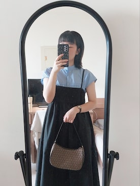 「ALBA（アルバ）のアイテム」を使った、phiaさん（レディース・160cm）の夏コーディネート