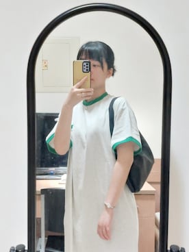 「CLANE（クラネ）のアイテム（ショルダーバッグ）」を使った、phiaさん（レディース・160cm）の夏コーディネート