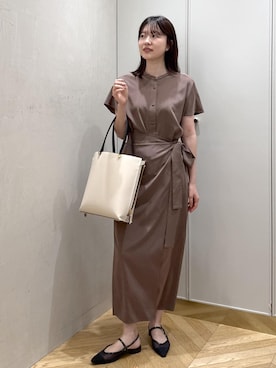 「ROPE'（ロペ）のアイテム」を使った、rihoさん（レディース・160cm）の夏コーディネート