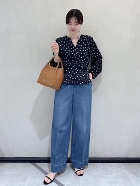 rihoさん（レディース・160cm）の春コーディネート