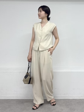 「ROPE'（ロペ）のアイテム」を使った、rihoさん（レディース・160cm）の春コーディネート