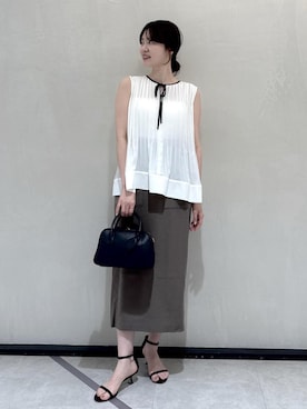 「E'POR（エポール）のアイテム」を使った、rihoさん（レディース・160cm）の夏コーディネート