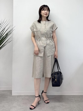 「E'POR（エポール）のアイテム」を使った、rihoさん（レディース・160cm）の夏コーディネート