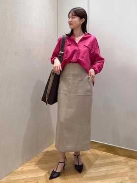「アイテム（パンプス）」を使った、rihoさん（レディース・160cm・20代）の夏コーディネート
