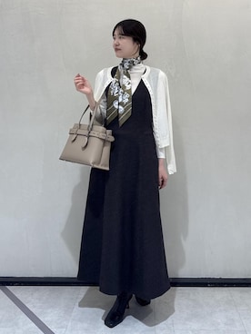「ROPE'（ロペ）のアイテム」を使った、rihoさん（レディース・160cm）の秋コーディネート