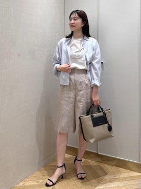 「E'POR（エポール）のアイテム」を使った、rihoさん（レディース・160cm）の夏コーディネート