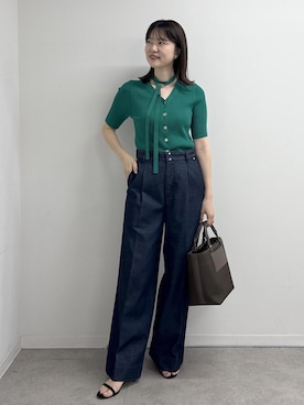 「E'POR（エポール）のアイテム」を使った、rihoさん（レディース・160cm）の夏コーディネート